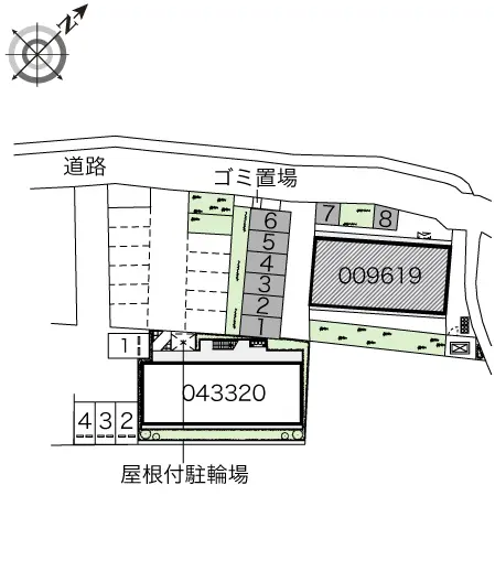 ★手数料０円★高石市綾園　月極駐車場（LP）